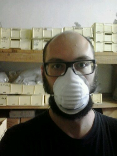 Me with a mask
